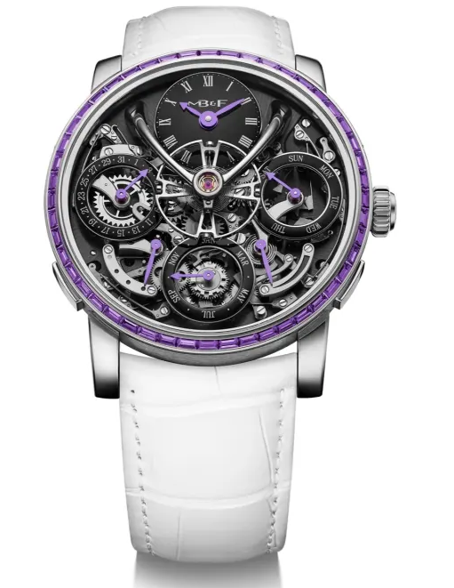 (image for) Best Replica MB&F LM Perpetual Chromatic Purple Sapphire Watch